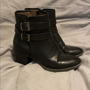 Heeled Black Booties